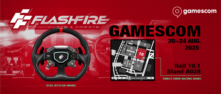FLASHFIRE 登場 德國GAMESCOM 2025！